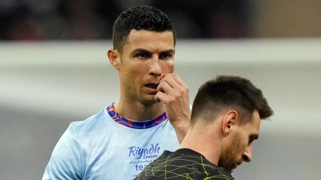 Cristiano Ronaldo dan Lionel Messi Bertemu